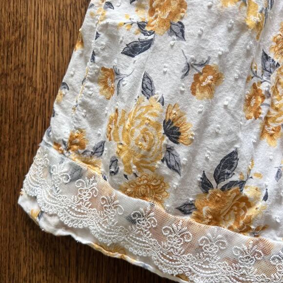 Tahari Sleeveless Yellow Lined Floral Toddler Girl Boho Dress - 3T - Picture 6 of 7